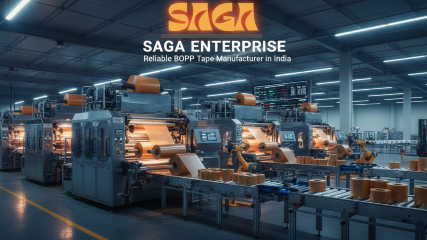 Saga Enterprise – Reliable BOPP Tape Manufacturer in India