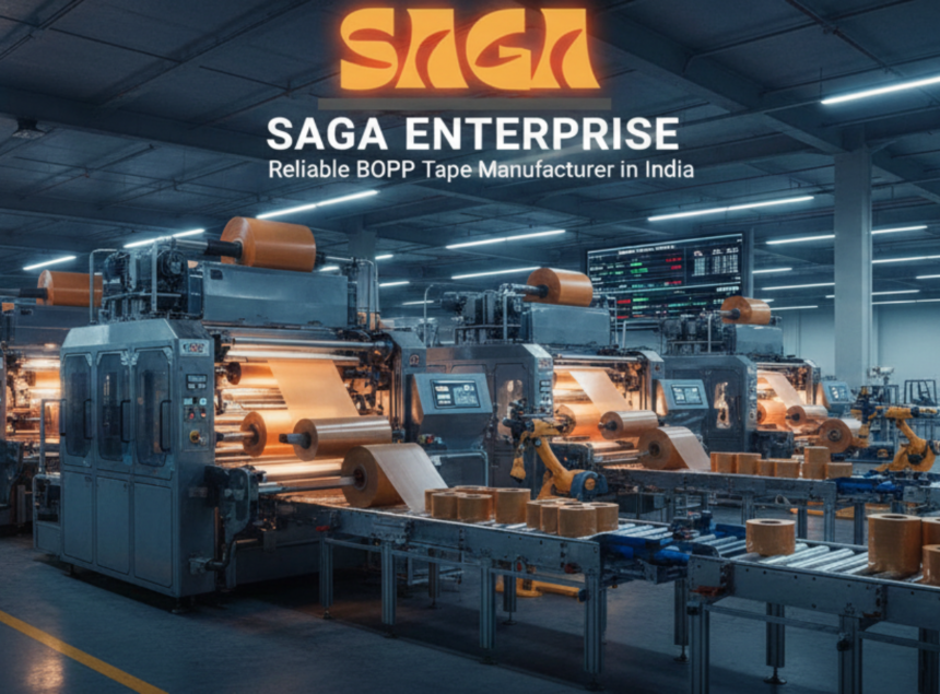 Saga Enterprise – Reliable BOPP Tape Manufacturer in India